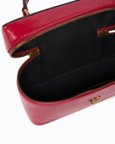 Small crossbody bag in glossy leather - | Pinko