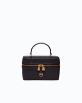Small crossbody bag in glossy leather - | Pinko