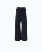 Wide-leg jeans with two ways to wear - | Pinko
