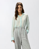 Transparente Chiffonbluse - | Pinko