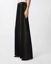 Trousers with jewel belt - Black | Pinko