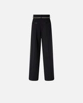 Trousers with jewel belt - Black | Pinko