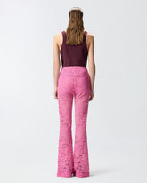 Flared lace trousers - | Pinko