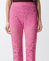 Flared lace trousers - | Pinko