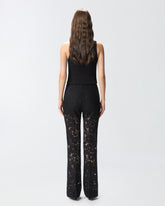 Flared lace trousers - Black | Pinko