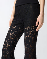 Flared lace trousers - Black | Pinko