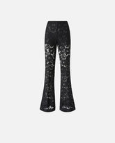 Flared lace trousers - Black | Pinko