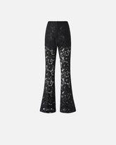 Flared lace trousers - Black | Pinko