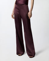 Ausgestellte Hose aus Satin - | Pinko