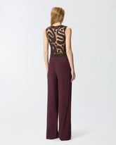 Ärmelloses Top mit geometrischer Häkelarbeit - | Pinko