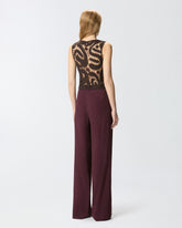 Geometric crocheted sleeveless top - | Pinko