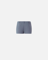 Shorts with topstitching - Grey | Pinko