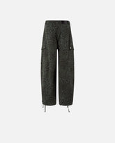 Balloon trousers with animal motif - Green | Pinko