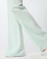 Flared trousers with pressed pleat detail - | Pinko