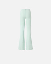 Flared trousers with pressed pleat detail - | Pinko