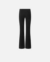 Flared trousers with pressed pleat detail - | Pinko
