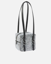 Cubic Bag fully rhinestoned crossbody bag - | Pinko