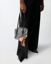 Cubic Bag fully rhinestoned crossbody bag - | Pinko