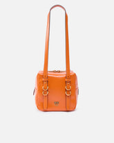 Cubic Bag small crossbody bag in shiny leather - | Pinko