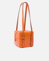 Cubic Bag small crossbody bag in shiny leather - | Pinko