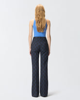 Hose mit geometrischem und floralem Muster - | Pinko