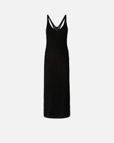 Midikleid in Häkeloptik mit Pailletten - | Pinko