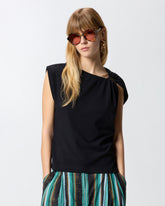 Top mit goldfarbenem Detail - | Pinko