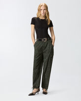 Short-sleeved corset bodysuit - | Pinko