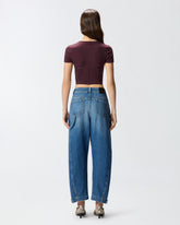 Bustier top with short sleeves - | Pinko