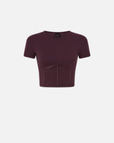 Bustier top with short sleeves - | Pinko