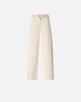 Trousers with belt - | Pinko