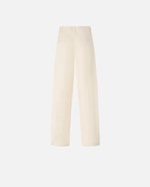 Trousers with belt - Creamy-White | Pinko