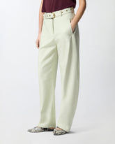 Trousers with belt - | Pinko