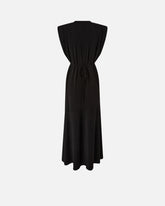 Ärmelloses, langes Kleid mit Kette - | Pinko