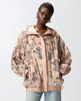 Bomber jacket with floral sequin embroidery - | Pinko