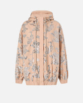 Bomber jacket with floral sequin embroidery - | Pinko