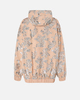 Bomber jacket with floral sequin embroidery - | Pinko