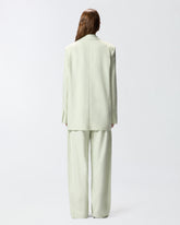 Single-breasted jacket with a rustic effect - | Pinko