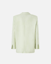 Single-breasted jacket with a rustic effect - | Pinko