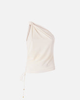 One-Shoulder-Top mit Knoten - | Pinko