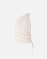 One-Shoulder-Top mit Knoten - | Pinko