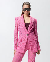 Blazer aus Spitze mit Schmuckknöpfen - | Pinko