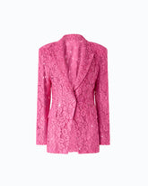 Blazer aus Spitze mit Schmuckknöpfen - | Pinko