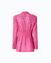 Blazer aus Spitze mit Schmuckknöpfen - | Pinko