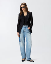 Blazer aus Spitze mit Schmuckknöpfen - | Pinko