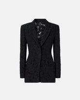 Blazer aus Spitze mit Schmuckknöpfen - | Pinko