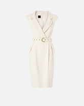 Midi wrap dress with belt - | Pinko