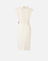 Midi wrap dress with belt - | Pinko