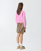 Shorts with tiger print - | Pinko
