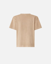 T-shirt with PINKO distressed embroidery - | Pinko